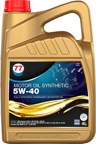 SM 5W-40 4L MOTOR OIL 77 Lubricants